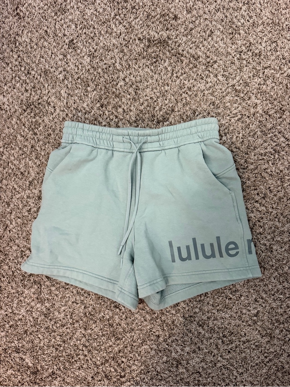 lululemon athletica Mint Green Athletic Lounge Shorts